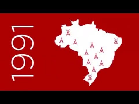 A primeira transmissão da CBN