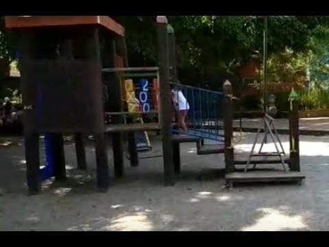 Parque sem manutenção no ABC