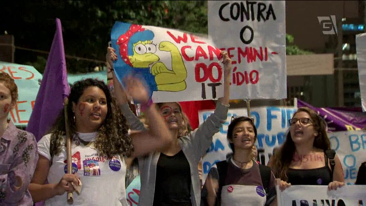 Ato de mulheres na Paulista pede o fim da violência